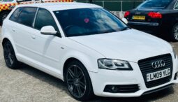 White Audi A3 Black Edition (2009)